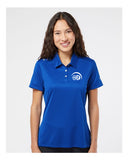Adidas Women's 3-Stripes Shoulder Embroidered Polo - A325