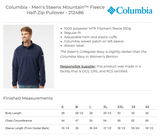 Columbia Men's Steens Mountain™ Fleece Half-Zip Embroidered Pullover - 212486