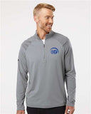 Adidas Men's Ultimate365 Lightweight Shoulder Stripe Quarter-Zip Embroidered Pullover - A520