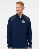 Adidas Men's Ultimate365 Lightweight Shoulder Stripe Quarter-Zip Embroidered Pullover - A520