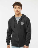 Unisex Full-Zip Hooded Printed / Embroidered Sweatshirt - 331